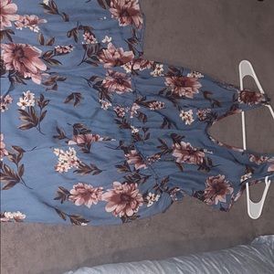Floral romper.